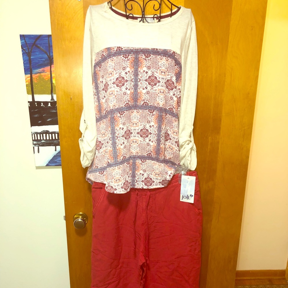 Spring time shirt and capris